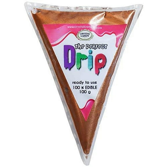 Crystal Candy the Perfect Cake Drip Edible Cake Decoration 100 Grams, Rush Rose Gold