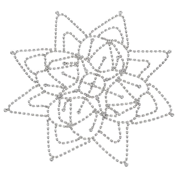 Crystal Cap Headpiece Rhinestone Head Chain Vintage Hair Chain Headpiece with 2 Pcs Hair Clip Bride Rhinestone Tassel Hair Chain for Wedding Jewelry Pageant Art Deco Party Brides Prom Silver DIY