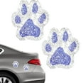 thumbnail image 1 of Crystal Car Stickers Bling Rhinestone Paw Decals Waterproof Sticker Decal, 1 of 1