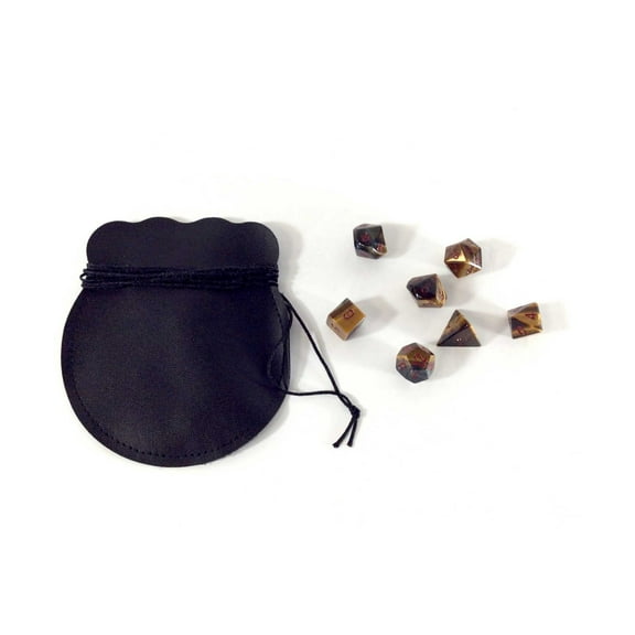 Crystal Caste Tiger Eye 14mm (7) w/Pouch New