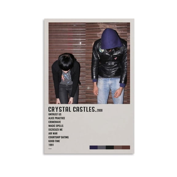 Crystal Castles By Crystal Castles Canvas Poster Bedroom Decor Office Decor Gifts