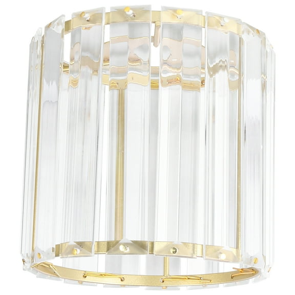 Crystal Ceiling Lamp Shade Large Shades Retro Decor Light Golden