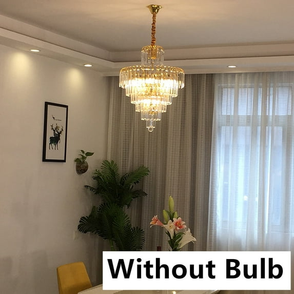 Crystal Chandelier Ceiling Light Lamp Pendant Ceiling Fixture Light Modern Light Without Bulb