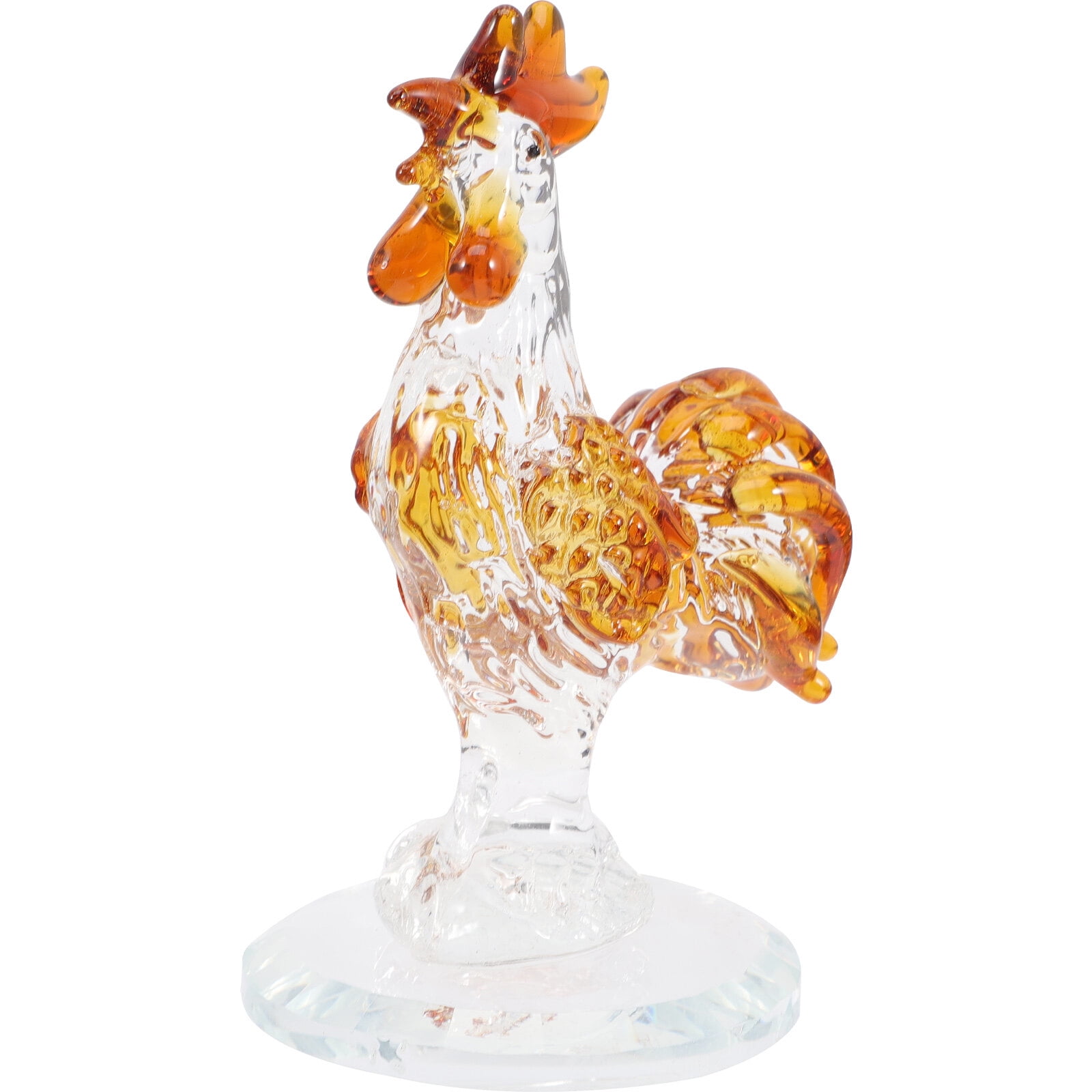 Crystal Chicken Figurine Chicken Statue Chicken Sculpture Home Crystal