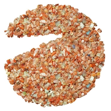 Crystal Chips Stone Crushed Quartz Glass - Fluorite Tumbled Gravel Small Decorative Pebbles Bulk, Mini Polished Rocks Pieces for Crafts, Vases Filler, Succulent Plants, Aquarium Gravel Rocks