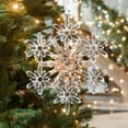 thumbnail image 1 of Christmas Ornaments for Christmas Tree,Acrylic Hanging Decor,Winter Wonderland Party Supplies,Xmas DIY Home Decoration,Holiday Decorations,Wall Hanging Ornament for New Year Winter Decor, 1 of 3
