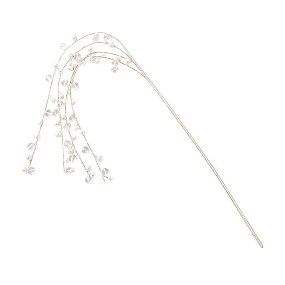 Crystal Christmas Picks Acrylic Snowflake Sparkly Xmas Decorations For Holiday