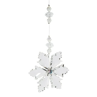 Christmas Decorations Snowflakes Plastic Snowflakes Holiday Decorations  Window Accessories 