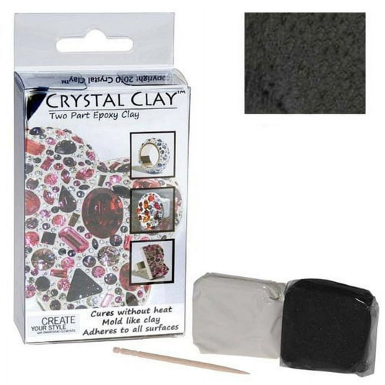 Crystal Clay 2Part Epoxy Clay Kit Black 50g 