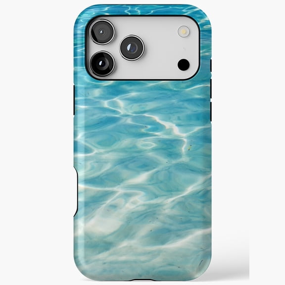 Crystal Clear Aqua Blue Ocean Water iPhone Case 17 11 12 13 14 15 16 Pro Max
