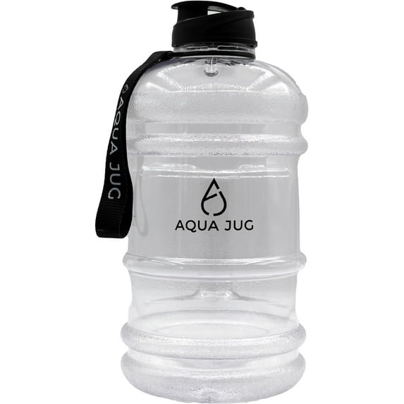 Crystal Clear Big Water Bottle, Dishwasher Safe BPA Free Drinking Water Jug, 2.2-liter Wide Mouth Water Bottle is Ideal Travel Water Bottle, Sports Water Bottle, Gym Water Bottle for Men and Women