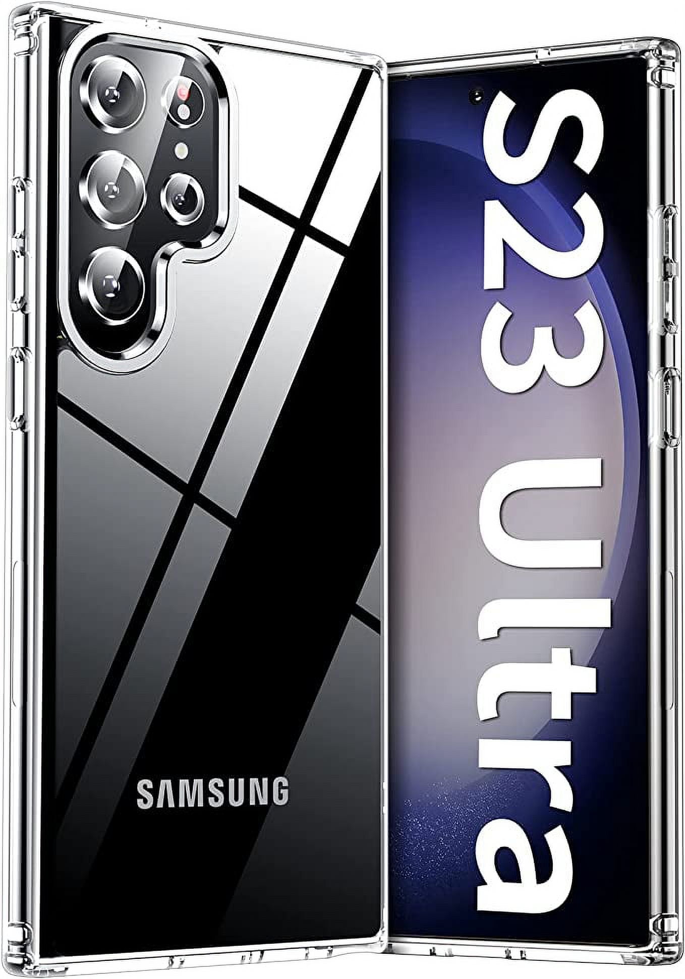 Crystal Clear Case Samsung Galaxy S23 Ultra 5G (6.8 inch), Ultra-Thin Slim Fit Protective Soft TPU Silicone {Compatible 