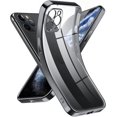 thumbnail image 1 of Crystal Clear Case for iPhone 11 Pro Max, [Not Yellowing] [Camera Protection] [Military Grade Drop Tested] Transparent Shockproof Protective Phone Case Soft Silicone Slim Cover, 6.5", Black, 1 of 9