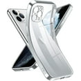 thumbnail image 1 of Crystal Clear Case for iPhone 11 Pro Max, [Not Yellowing] [Camera Protection] [Military Grade Drop Tested] Transparent Shockproof Protective Phone Case Soft Silicone Slim Cover, 6.5", Silver, 1 of 18