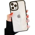 thumbnail image 1 of Crystal Clear Case for iPhone 12 Pro Max 6.7",Cute Girls Transparent Soft Ultra Slim Anti-Scratch Bumper Protective Cover for iPhone 12 Pro Max 6.7" Black, 1 of 10