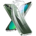 thumbnail image 1 of Crystal Clear Case for iPhone 13 Mini, [Not Yellowing] [Camera Protection] [Military Grade Drop Tested] Transparent Shockproof Protective Phone Case Soft Silicone Slim Cover, 5.4", Transparent, 1 of 9