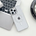 thumbnail image 1 of Crystal Clear Case for iPhone 13 Pro, Magnetic Cover Compatible with MagSafe Wireless Charging, Hybrid Rugged PC + TPU Dustproof Shockproof Lens Protection Case for iPhone 13 Pro,Clear, 1 of 10