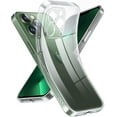 thumbnail image 1 of Crystal Clear Case for iPhone 13 Pro Max, [Not Yellowing] [Military Grade Drop Tested] Shockproof Protective Phone Case Soft Silicone Slim Cover with Camera Protection, 6.7 inch, Transparent, 1 of 9