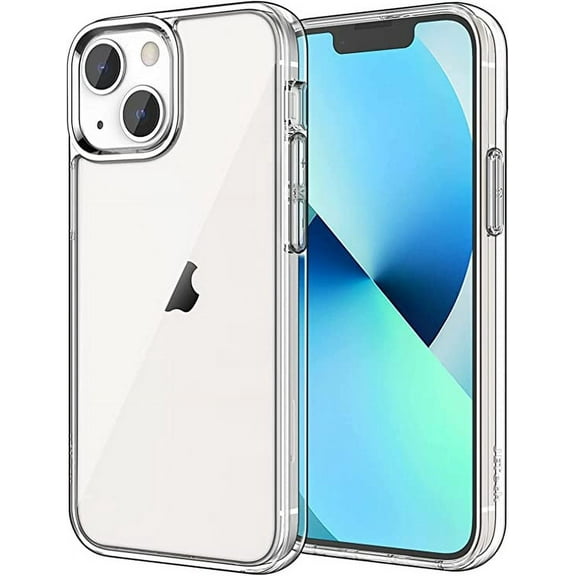 Crystal Clear Case for iPhone 14 6.1 Inch, Full Body Durable Protective Case Compatible Wireless Charging Hybrid Rugged Shockproof Transparent Cover for Apple iPhone 14