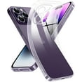 thumbnail image 1 of Crystal Clear Case for iPhone 14 Pro, [Not Yellowing] [Camera Protection] [Military Grade Drop Tested] Shockproof Protective Phone Case Soft Silicone Slim Cover, 6.1 inch, Transparent, 1 of 16