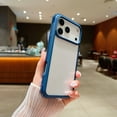 thumbnail image 1 of Crystal Clear Case for iPhone 17 Pro Max, Slim Thin Soft TPU Bumper & Hard PC Back Shockproof Anti-Fingerprint Anti-Yellow Scratch-Resistant Protective Phone Case for iPhone 17 Pro Max, Royalblue, 1 of 8