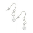 thumbnail image 1 of Crystal Clear Channel Drop Heart French Earrings, 1 of 1