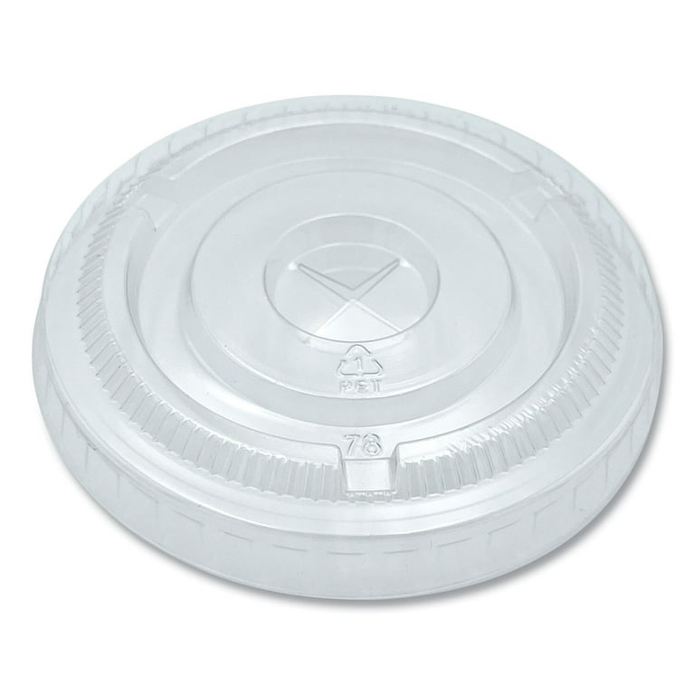 Crystal-Clear Cold Cup Straw-Slot Lids, Fits 9 oz to 10 oz Cups, Clear, 100/Pack Crystal-Clear Cold Cup Straw-Slot Lids, Fits 9 oz to 10 oz Cups, Clear, 100/Pack