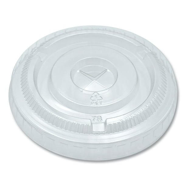 Crystal-Clear Cold Cup Straw-Slot Lids, Fits 9 oz to 10 oz Cups, Clear, 100/Pack Crystal-Clear Cold Cup Straw-Slot Lids, Fits 9 oz to 10 oz Cups, Clear, 100/Pack