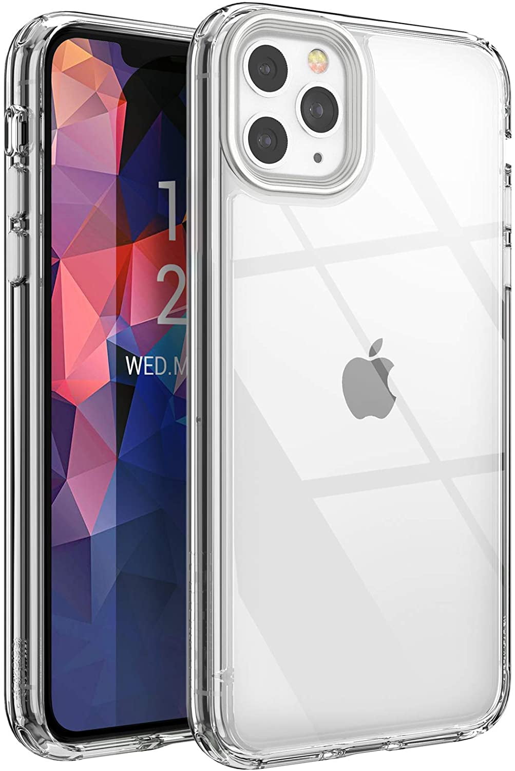 Crystal Clear Designed for iPhone 12 Pro Max Case, [Not Yellowing] Shockproof Protective Phone Case Slim Thin Cover 5G (6.7 inch) -Clear