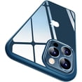 thumbnail image 1 of Crystal Clear Designed for iPhone 12 Pro Max Case, [Not Yellowing] [Military Grade Drop Tested] Shockproof Protective Phone Case Slim Thin Cover 5G 6.7 inch 2020, Blue, 1 of 5