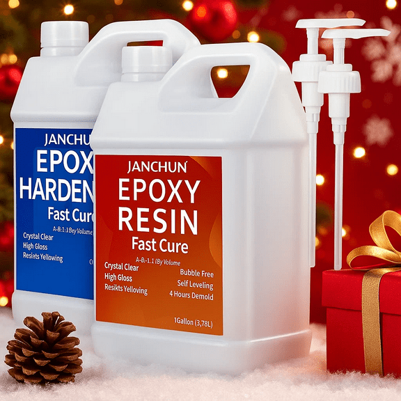 Crystal Clear Epoxy Resin Kit 2 Gallon, Bubble-Free, Anti-Yellowing, Self Leveling pour, Easy Mix 1:1 Coating and Casting Resin for Table Top,Tumbler Crafts, Art and Craft Kit