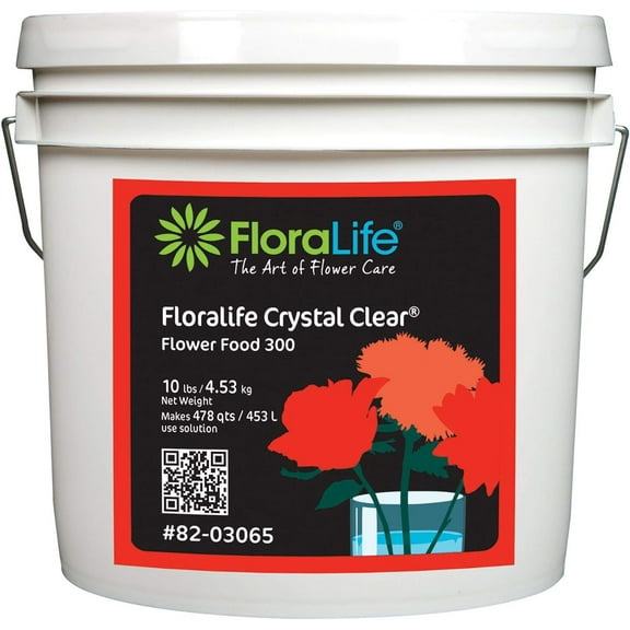 Crystal Clear Flower Food 300 Powder, 10 Lb.