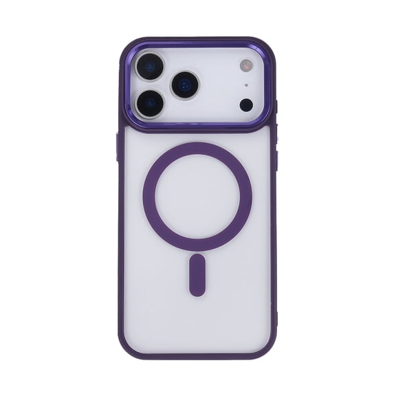 Crystal Clear Focus MagSafe Case for iPhone 17 Pro Max - Purple