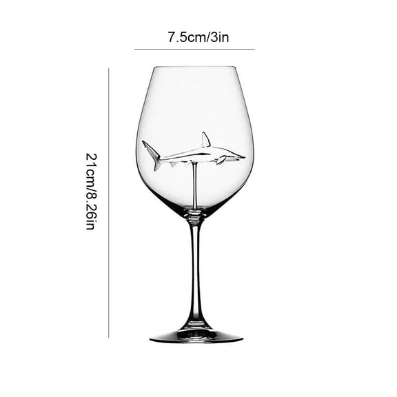 Crystal Clear Goblet with Thickened , 300ml Capacity, Safe Stylish for Wine Cocktails