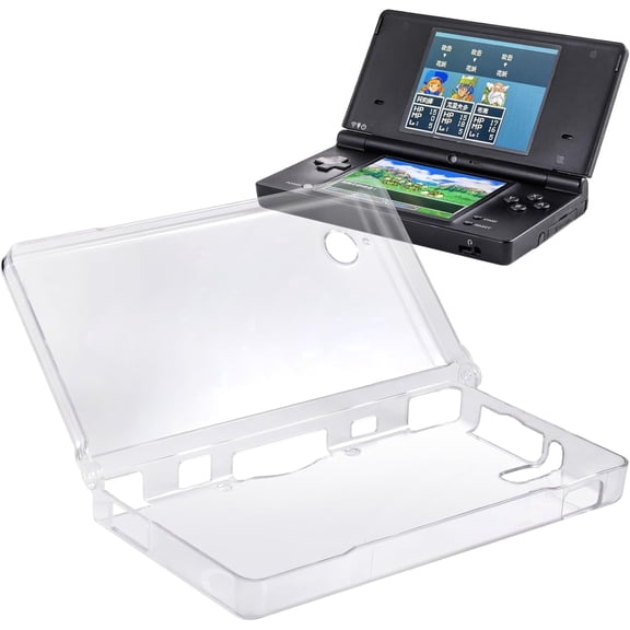 Crystal Clear Hard Shell Protective Case Cover for Nintendo DSi NDSi, Transparent (Not for Nintendo DSL or DSi XL)