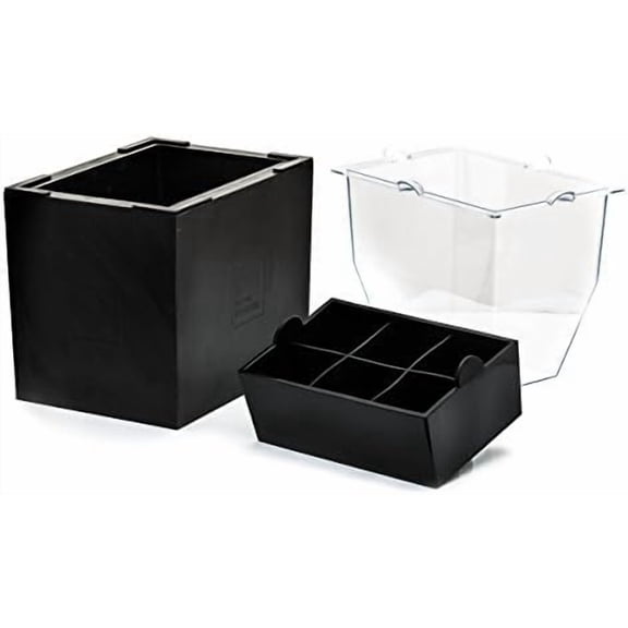 - Crystal-Clear Ice Cube Maker, Make Big, 2 Inch Clear Cubes at Home$$Home Decor, Kitchen, & Other