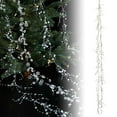 thumbnail image 1 of Clear Icicle Christmas Ornaments with Pearl Strings, Shatterproof Holiday Decor for Tree, Wedding and Party Decoration, Elegant Winter Home and Garden Decorations, 1 of 5