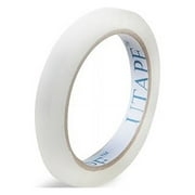 Crystal Clear Packing Tape 1/2" Wide X 75Y Length, Transparent Gift Wrap Tape Packaging Tape for Packing Boxes, Carton Sealing, Moving, Shipping & Office Shipping Tape for Mailing