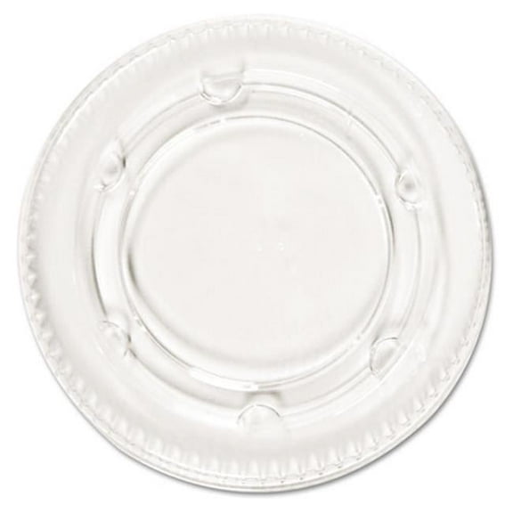 Crystal Clear Portion Cup Lids - Fits 1.5-2.5 oz. Cups