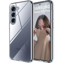 Crystal Clear Samsung Galaxy S23 Plus Case.Soft Slim Fit Transparent Plastic TPU Protective Silicone Cover Phone Cases for Samsung Galaxy S23 Plus [Slim Thin & Comfort Grip] [Shockproof]