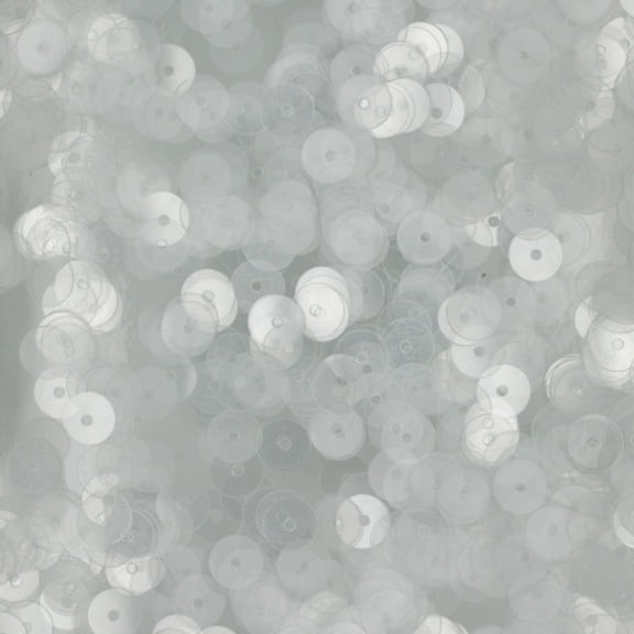 Crystal Clear Sequins 6mm Transparent See-Thru Made in USA
