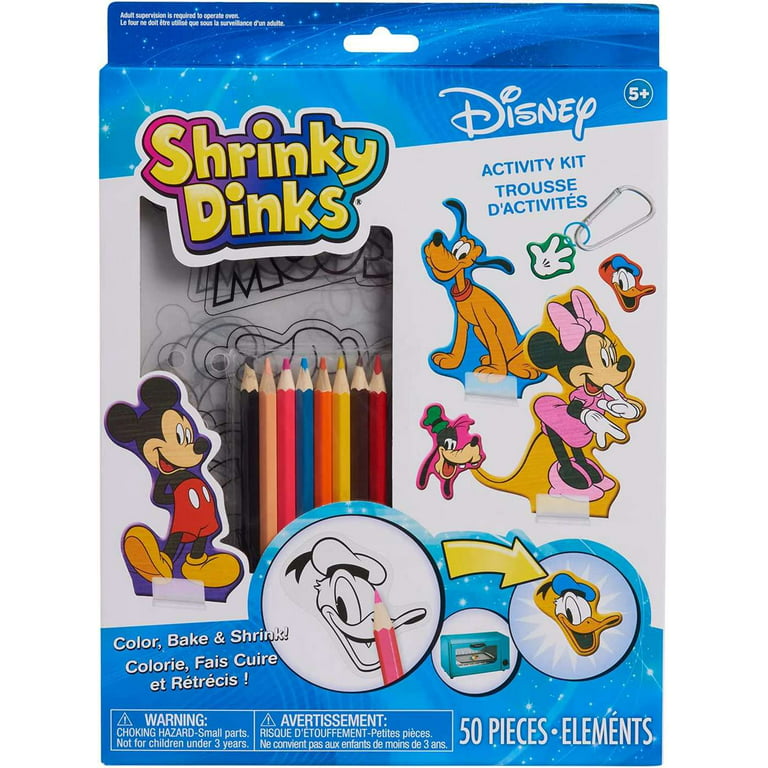 Shrinky Dinks Creative Pack, 25 Sheets Crystal Clear, Kids Art and Craft Activity Set by Just Play