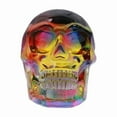 thumbnail image 1 of Crystal Clear Skull Sculpture Handcrafted Gemstone Art for Halloween Décor, Home Décor, Meditation, or Gift, 1 of 5
