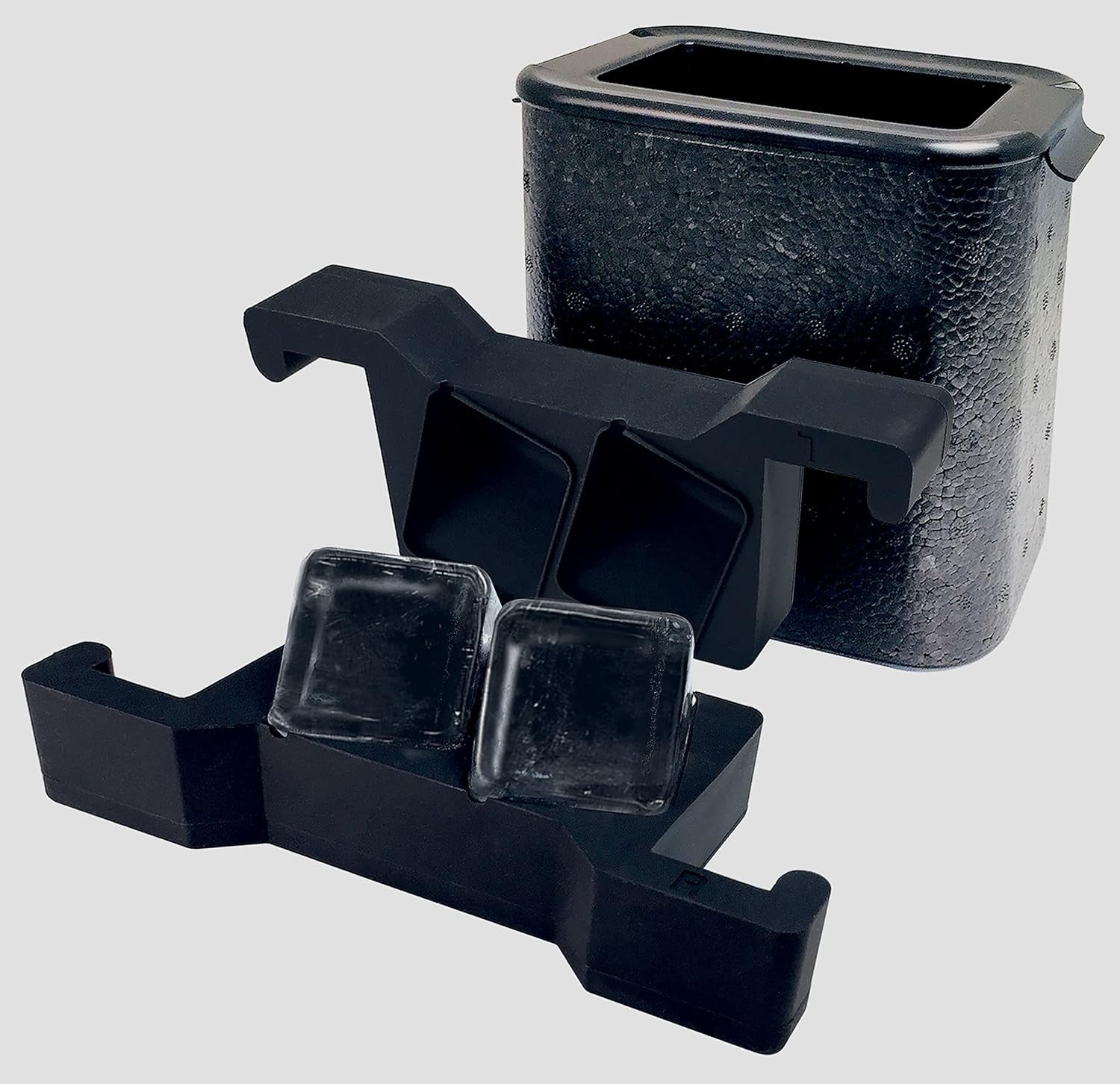 CrystalClear Square Ice Cube Maker Large Ice Cube Trays for Slow