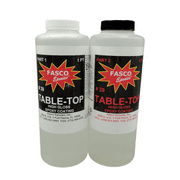 Crystal Clear Table Top Epoxy Resin Quart Kit | Great for Wood projects Bar Tops River tables Tumblers Artist Quality| Two part Kit includes Resin and Hardener