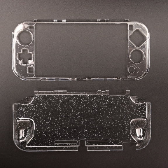 Crystal Clear Top & Bottom PC Hard Protective Case for Nintendo Switch Lite