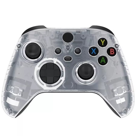 Crystal Clear Xbox One X SMART Custom Rapid Fire Modded Controller. FPS mods. COD Warzone