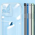thumbnail image 1 of Crystal Clear iPhone 11 Pro Max Case with Camera Lens Protector, Non Yellowing, Shockproof Inner Silicone Bumper, Military Grade Drop Protection Slim Thin Phone Case for iPhone 11 Pro Max 6.5", 1 of 18