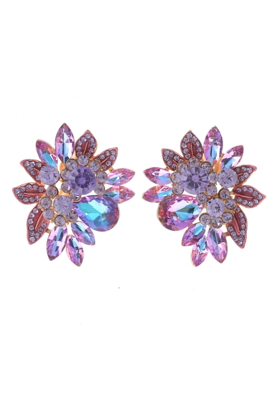 Crystal Clip-On Earrings
