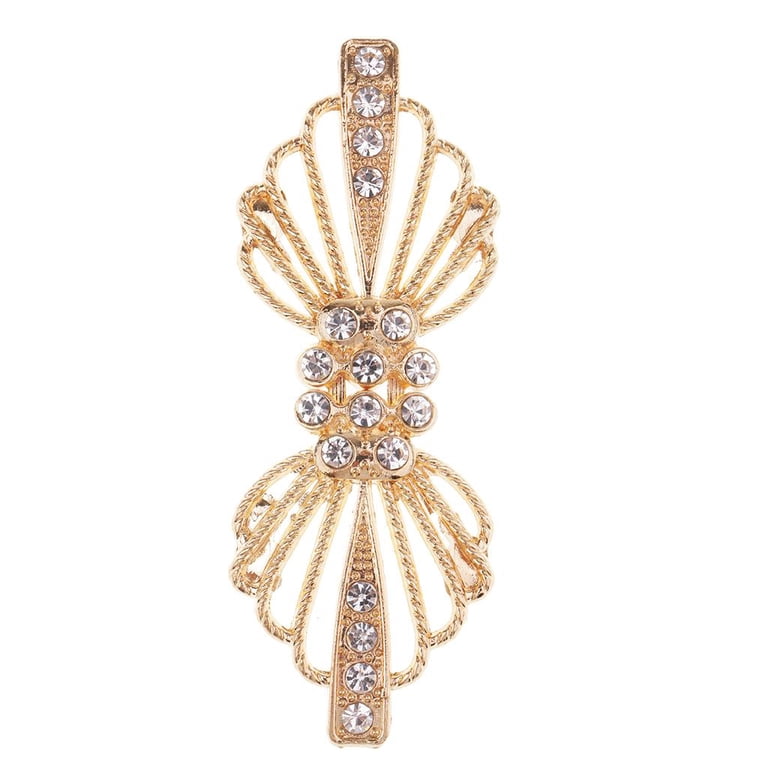 Crystal Closure Connectors Clasps Button Metal Waist Extender Hooks Eyes  Clasps Fastener For Clothes Gold - Walmart.com